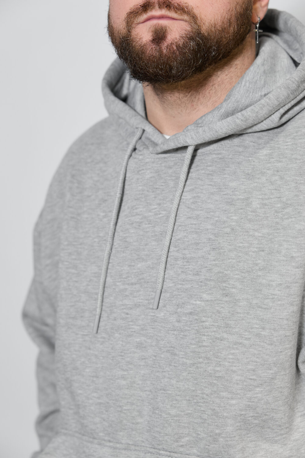 Чоловіче худі з капюшоном — тепле, щільне, oversize стиль