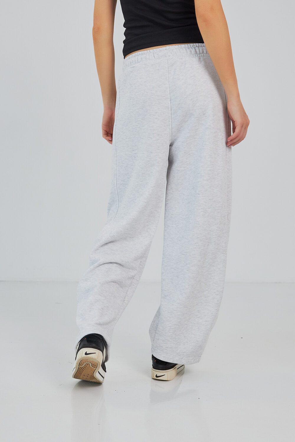 Штани жіночі baggy oversize з високою посадкою та кишенями