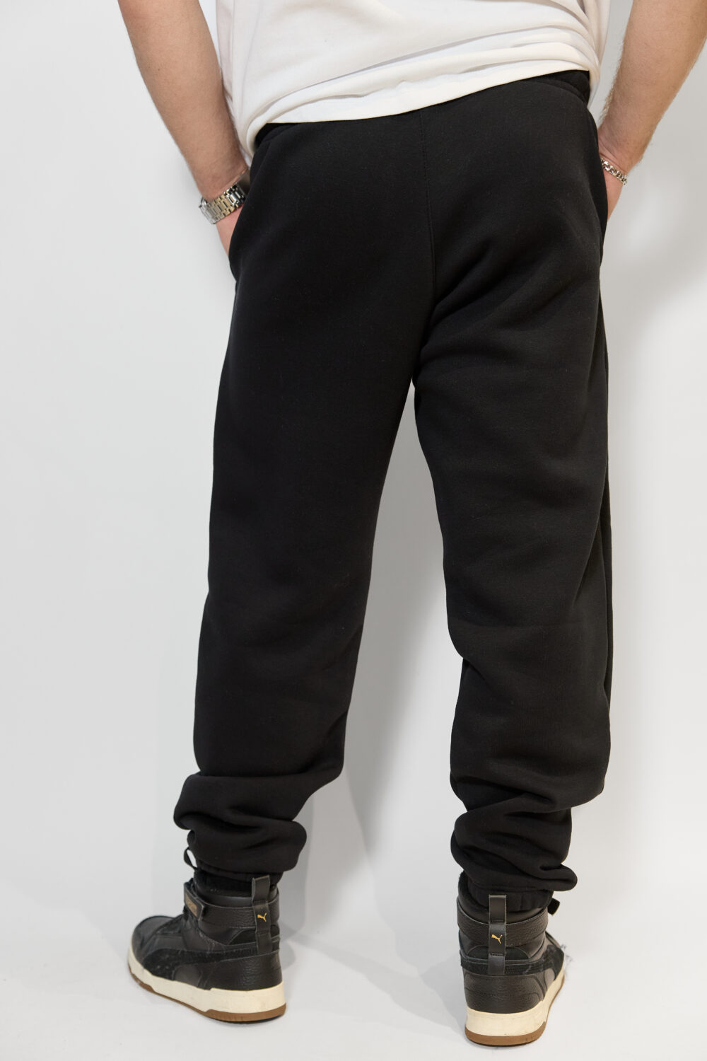 Чоловічі спортивні штани з манжетами та регульованою посадкою