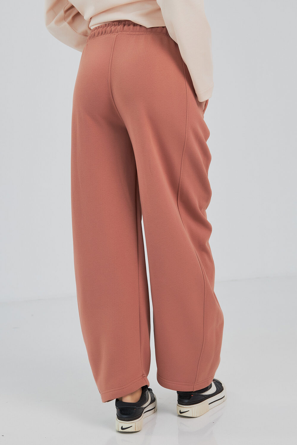 Штани жіночі baggy oversize з високою посадкою та кишенями