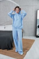 Жіночі штани палаццо з високою посадкою та вільним кроєм