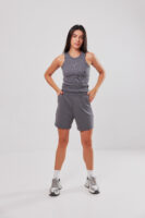 Жіноча майка кашкорсе графіт приталена базова