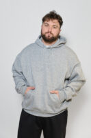 Чоловіче худі з капюшоном — тепле, щільне, oversize стиль