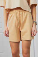 Жіночі шорти вільного крою спортивні повсякденні на резинці