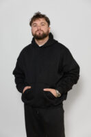 Чоловіче худі з капюшоном — тепле, щільне, oversize стиль