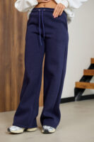 Жіночі штани палаццо теплі повсякденні комфортні стильні