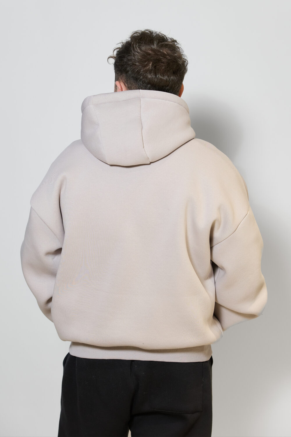 Чоловіче худі з капюшоном — тепле, щільне, oversize стиль