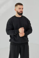 Чоловічий світшот прямого крою з щільного трикотажу