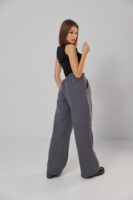 Жіночі штани палаццо на резинці з начосом теплі та вільні