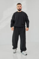 Чоловічий світшот прямого крою з щільного трикотажу