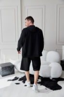 Чоловічі спортивні шорти прямого крою з трикотажу