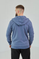 Чоловіче зіп худі на блискавці з м’якого трикотажу