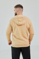 Чоловіче зіп худі на блискавці з м’якого трикотажу