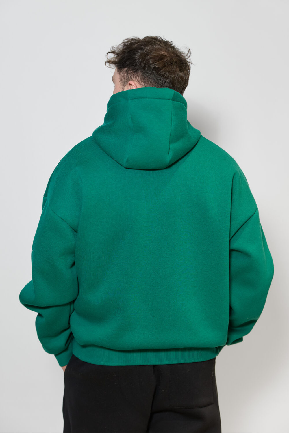 Чоловіче худі з капюшоном — тепле, щільне, oversize стиль