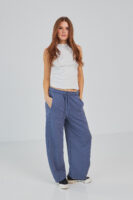 Штани жіночі baggy oversize з високою посадкою та кишенями