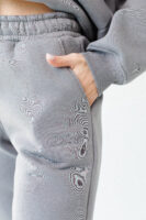 Жіночі штани джогери утеплені з високою посадкою та манжетами