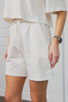 Жіночі шорти вільного крою спортивні повсякденні на резинці