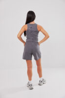 Жіноча майка кашкорсе графіт приталена базова