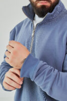 Чоловіча кофта на короткому замку з щільного трикотажу