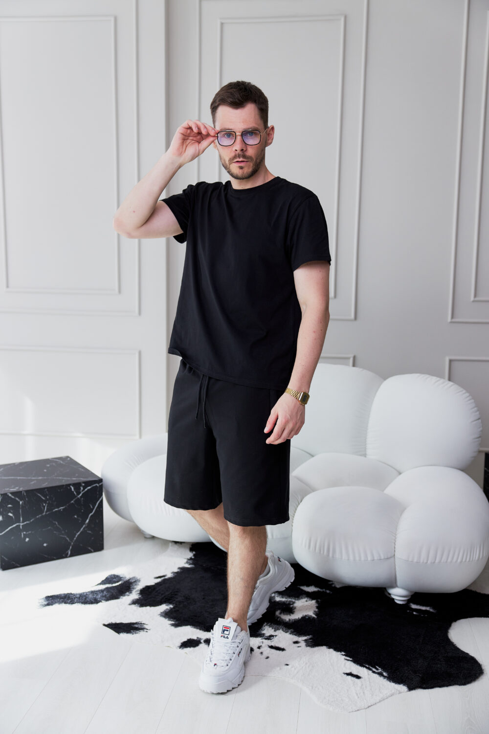 Чоловічі трикотажні шорти базової моделі