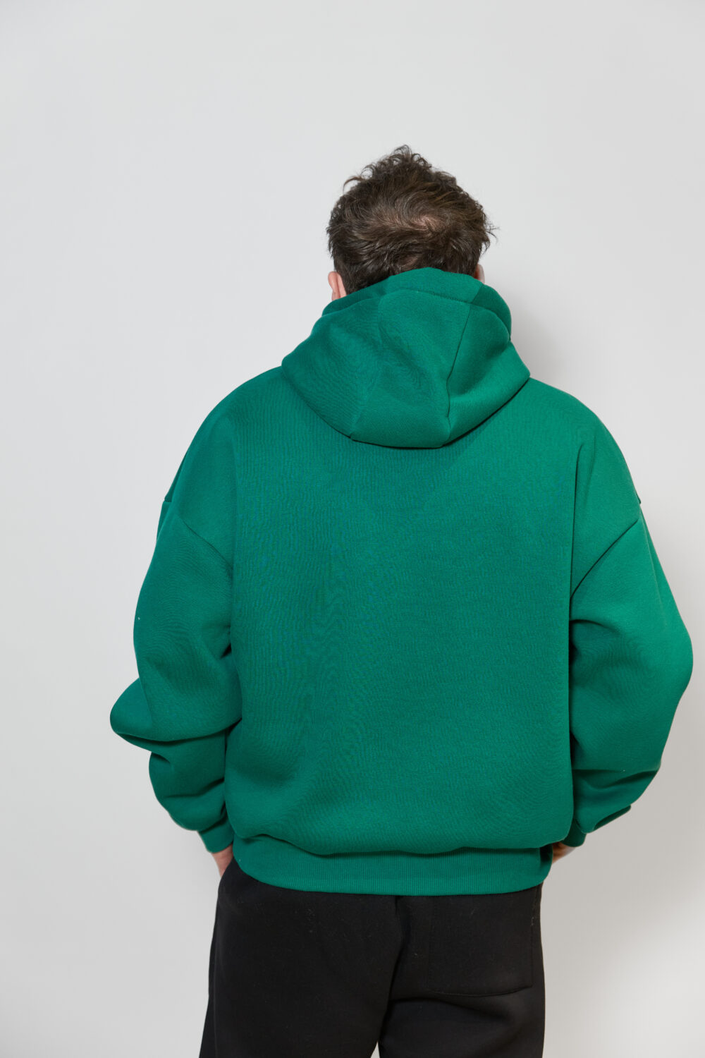 Чоловіче худі з капюшоном — тепле, щільне, oversize стиль