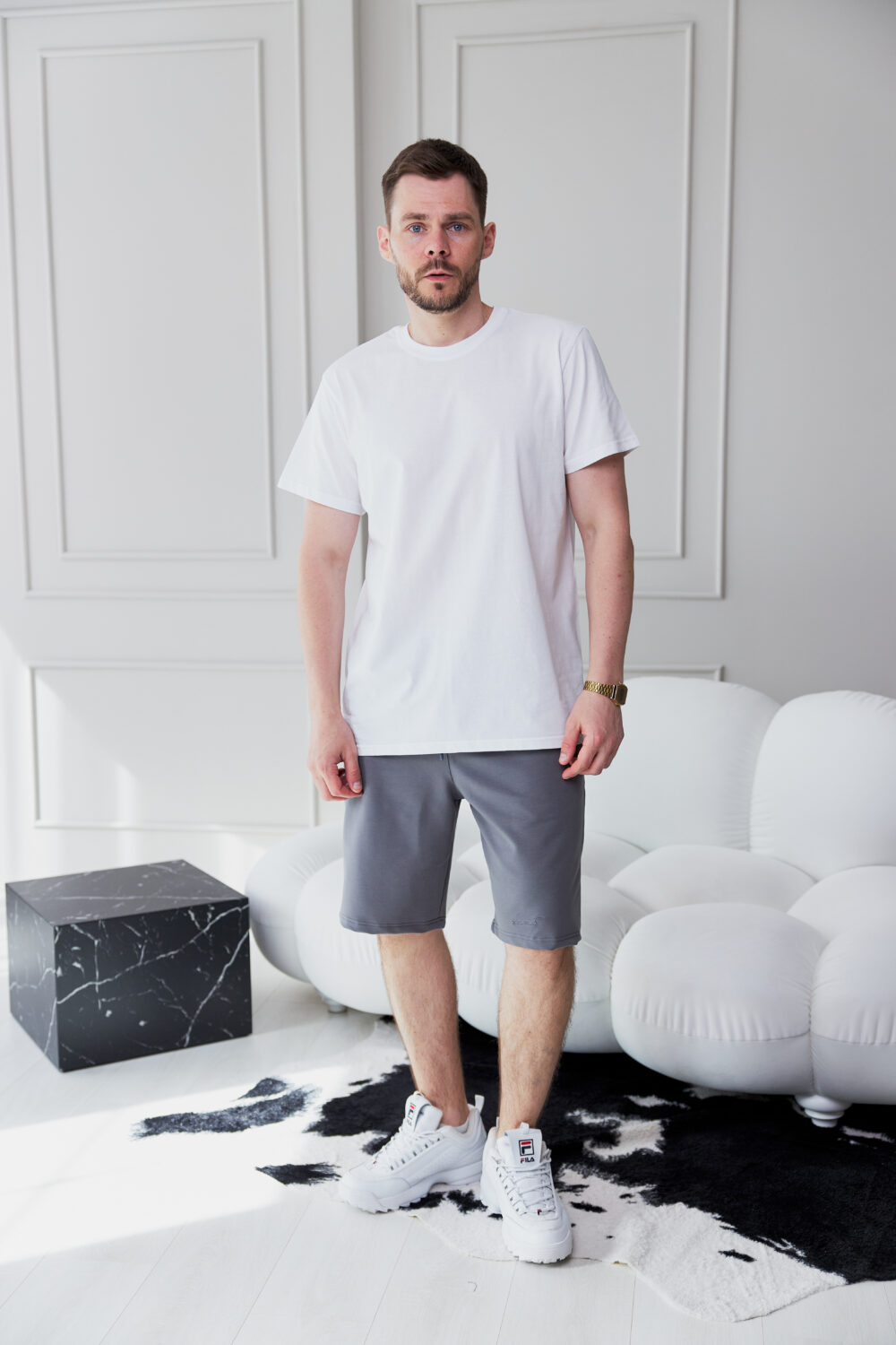 Чоловічі трикотажні шорти базової моделі