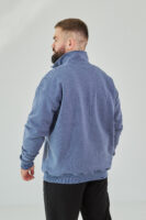 Чоловіча кофта на короткому замку з щільного трикотажу