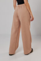 Жіночі штани палаццо на резинці з начосом теплі та вільні