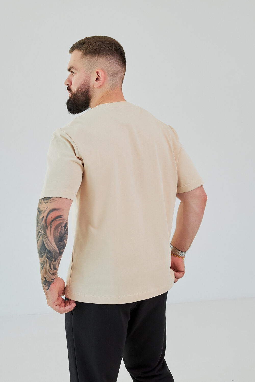 Чоловіча базова футболка з бавовни