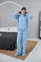 Жіночі штани палаццо з високою посадкою та вільним кроєм