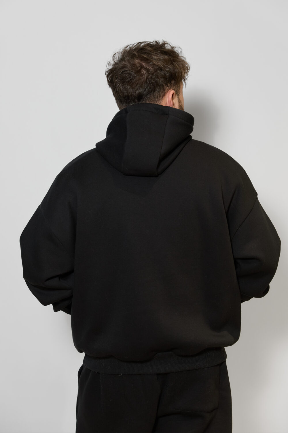 Чоловіче худі з капюшоном — тепле, щільне, oversize стиль