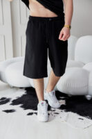 Чоловічі спортивні шорти прямого крою з трикотажу