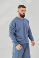 Чоловічий світшот прямого крою з щільного трикотажу