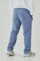 Чоловічі спортивні штани прямого крою з щільної трикотажної тканини