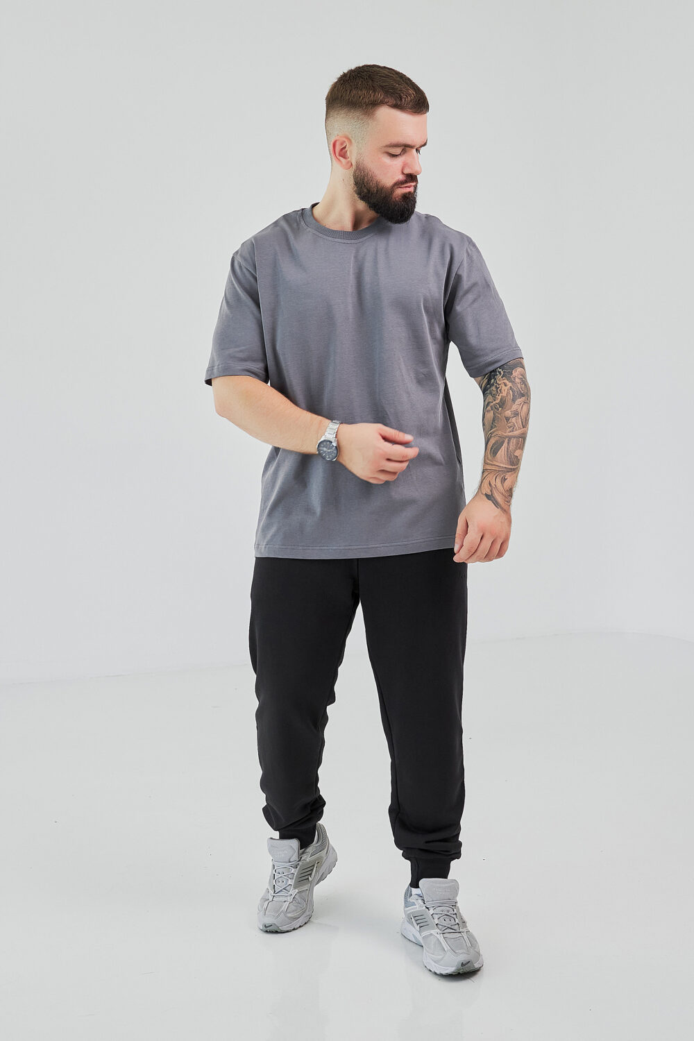 Чоловіча базова футболка з бавовни