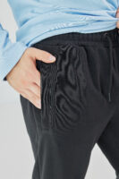 Чоловічі спортивні штани прямого крою з щільної трикотажної тканини