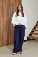 Жіночі штани палаццо теплі повсякденні комфортні стильні