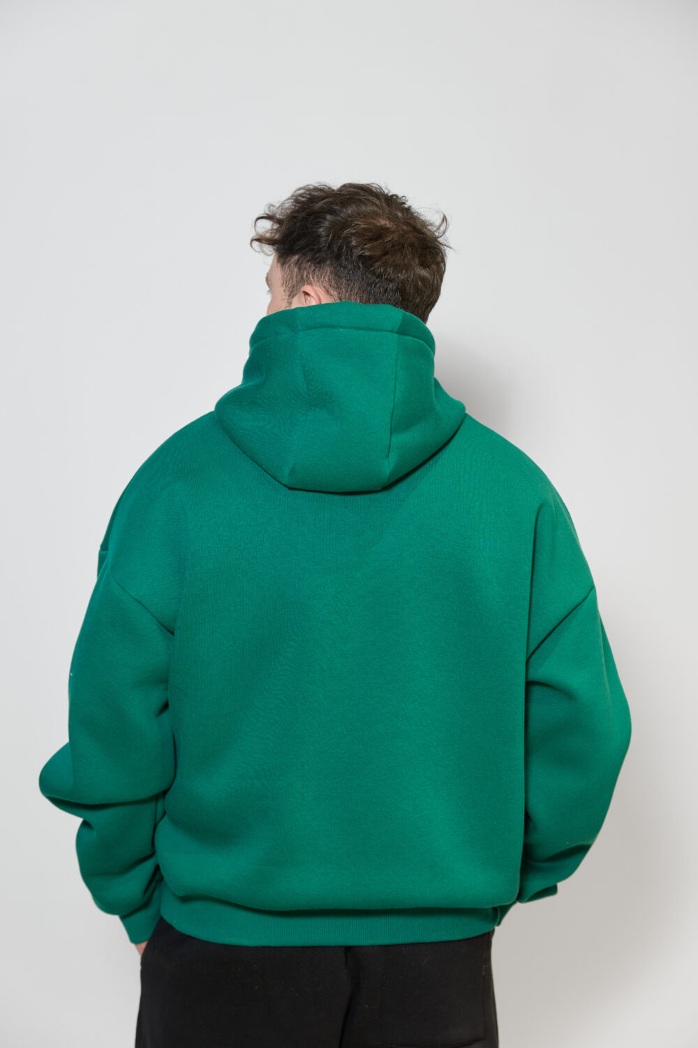 Чоловіче худі з капюшоном — тепле, щільне, oversize стиль