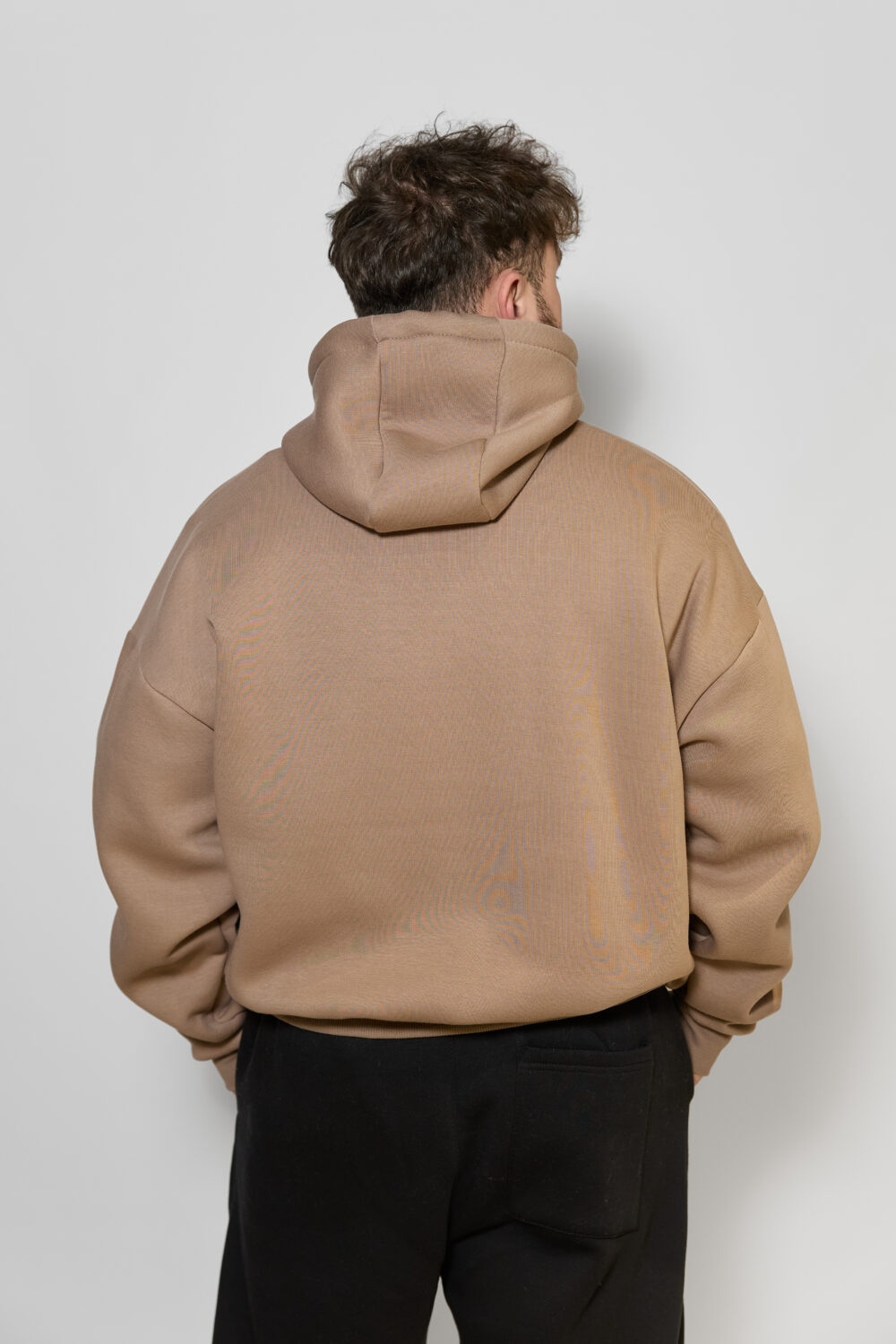 Чоловіче худі з капюшоном — тепле, щільне, oversize стиль