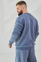 Чоловічий світшот прямого крою з щільного трикотажу