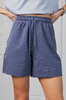 Жіночі шорти вільного крою спортивні повсякденні на резинці