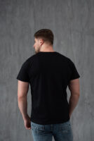 Чоловіча базова футболка з бавовни преміум якості