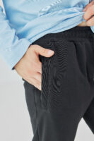 Чоловічі спортивні штани прямого крою з щільної трикотажної тканини