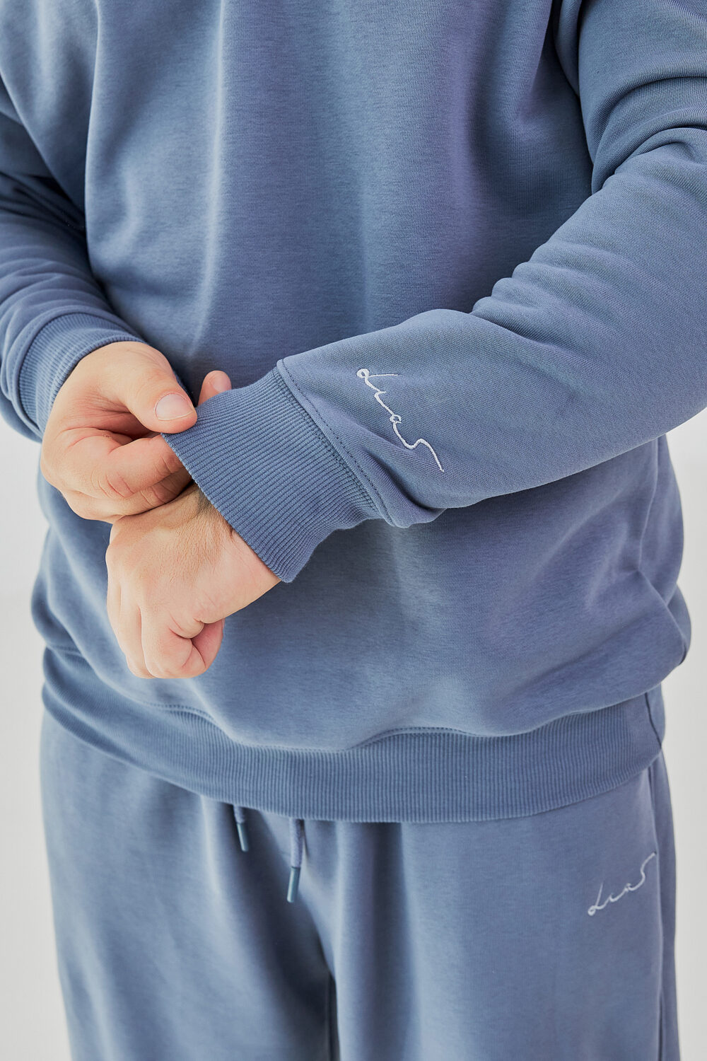 Чоловічий світшот прямого крою з щільного трикотажу