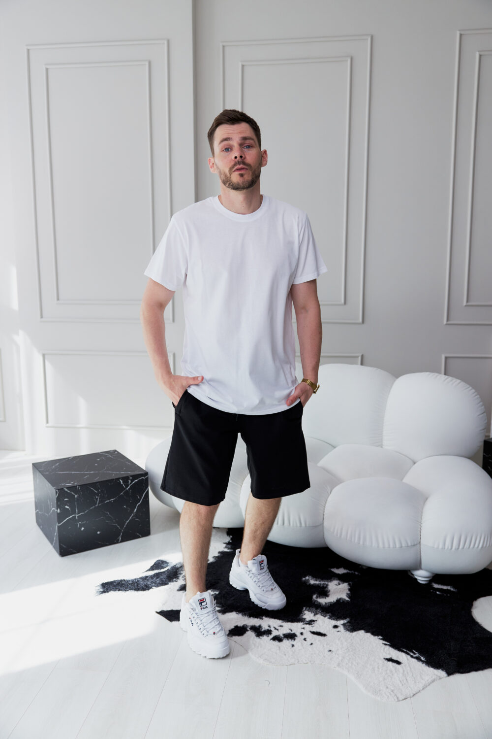 Чоловічі трикотажні шорти базової моделі