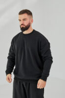 Чоловічий світшот прямого крою з щільного трикотажу