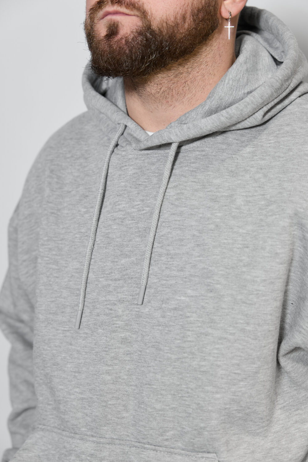 Чоловіче худі з капюшоном — тепле, щільне, oversize стиль