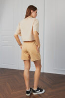 Жіночі шорти вільного крою спортивні повсякденні на резинці