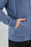 Чоловіче зіп худі на блискавці з м’якого трикотажу