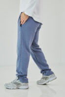 Чоловічі спортивні штани прямого крою з щільної трикотажної тканини